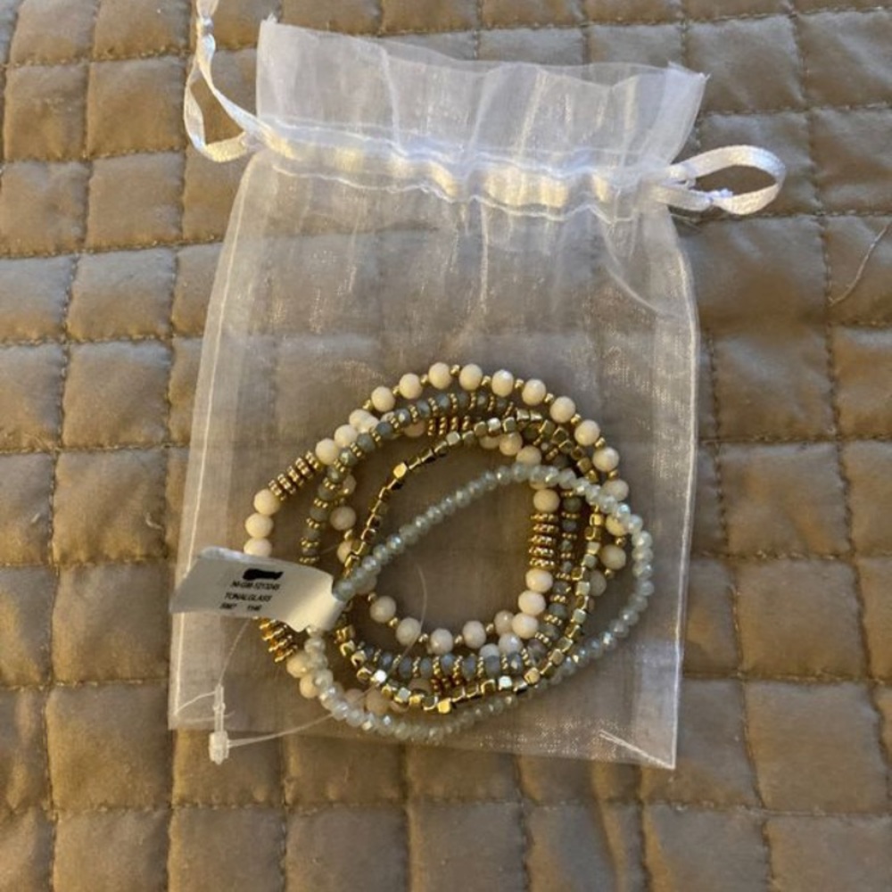 Set of 5 “Blush” bracelets